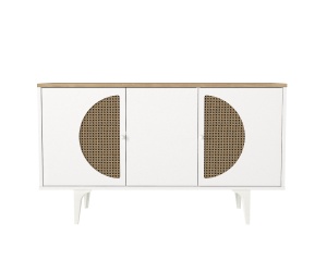 Comoda Elegant Harmony, 130 x 45 x 75 cm, Alb-Natur, UUCOM03, UnicUtil - Img 7