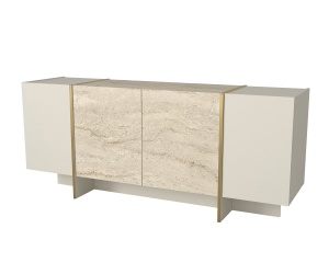Comoda, Urban Shine, UnicUtil, 180 x 46.6 x 75.5 cm, Crem - Img 7