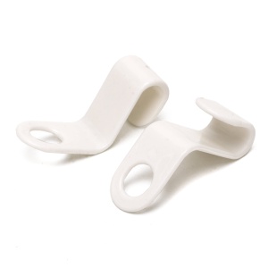 Conectori tip Carlig pentru Umerase, Plastic, Alb, UUUM34, 1 bucata - Img 1