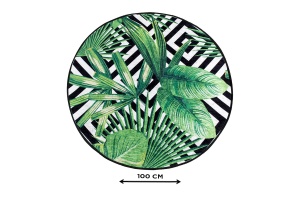 Covoras de baie, Chic Finish, 100 cm, UnicUtil, Multicolor - Img 3