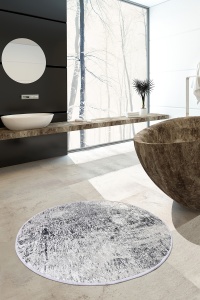 Covoras de baie, Luxury Touch, 100 cm, UnicUtil, Multicolor - Img 1
