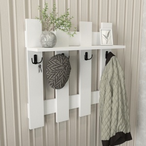Cuier Elegant, Pure Craft, UnicUtil, 70 x 70 x 18 cm, Alb - Img 2