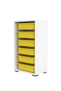 Dulap multifunctional, Cloud breeze, UnicUtil, Culoarea Alb Galben - Img 4