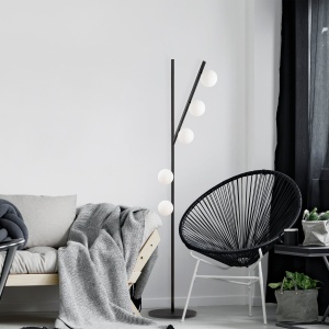Lampadar, Cloud glow, UnicUtil, Culoarea Negru Crem - Img 3
