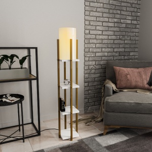 Lampadar, Shade ember, UnicUtil, Culoarea Auriu Alb - Img 2