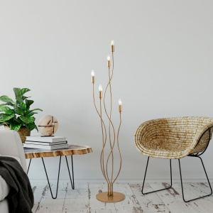 Lampadar, Shell storm, UnicUtil, Culoarea Auriu - Img 2