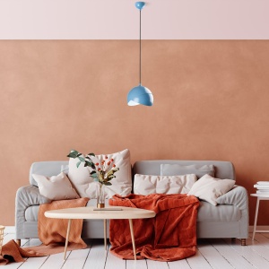 Lustra, Ember shade, UnicUtil, Culoarea Albastru Deschis - Img 3