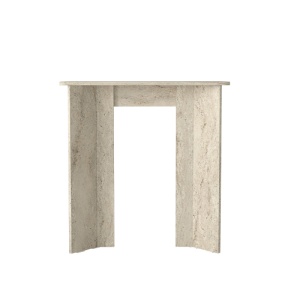 Masă decor, Mara Traverten Dresser, UnicUtil, Travertin, 90 cm - Img 11
