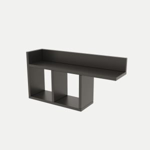 Rafturi perete, Timber Strength, UnicUtil, 72 x 37 x 18 cm, Gri - Img 3