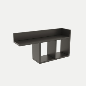 Rafturi perete, Timber Strength, UnicUtil, 72 x 37 x 18 cm, Gri - Img 6