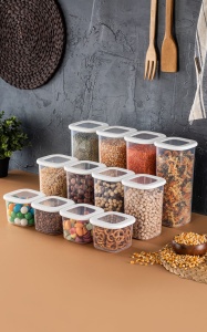 Set 12 recipiente alimentare , UnicUtil, Lightweight Elegant, Alb - Img 4