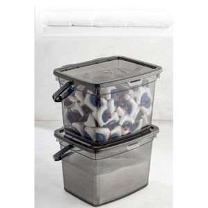Set 2 recipiente alimentare , UnicUtil, Spacious Durable, Antracit - Img 2