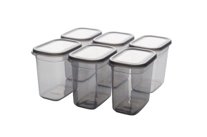 Set 6 recipiente alimentare , UnicUtil, Elegant Spacious, Antracit - Img 3