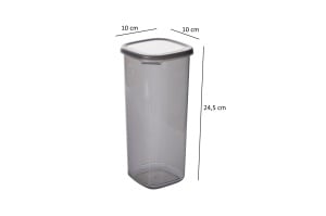 Set 6 recipiente alimentare , UnicUtil, Lightweight Durable, Antracit - Img 4