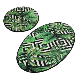 Set covorase baie 2 piese, Chic Finish, UnicUtil, Multicolor - Img 2