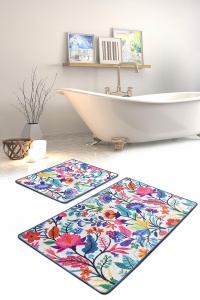 Set covorase baie 2 piese, Deluxe Soft, UnicUtil, Multicolor - Img 1