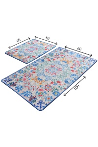 Set covorase baie 2 piese, Deluxe Soft, UnicUtil, Multicolor - Img 3