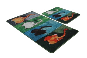 Set covorase baie 2 piese, Deluxe Soft, UnicUtil, Multicolor - Img 2