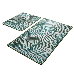 Set covorase baie 2 piese, Elegant Design, UnicUtil, Multicolor - Img 2
