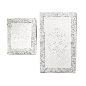 Set covorase baie 2 piese, Ultra Cozy, UnicUtil, Ecru, Multicolor - Img 2