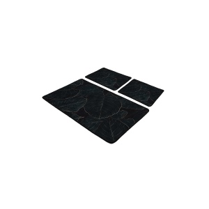 Set covorase baie 3 piese, Elegant Design, UnicUtil, Multicolor - Img 2