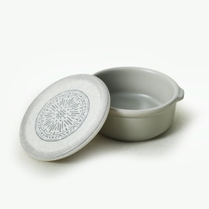 Set recipiente alimentare, 12 piese ceramica (6 boluri, 6 capace), UnicUtil, Spacious Premium, Gri - Img 4