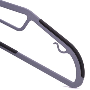 Umeraș din plastic cu margini antialunecare, Gri, 1 bucata - Img 5