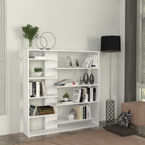Biblioteca, Linear FlowPro, UnicUtil, 125 x 22 x 126 cm, Alb, UUBIB46 - Img 2