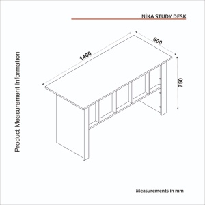 Birou Nika, UnicUtil, Stejar Auriu Antracit - Img 2
