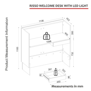 Birou recepție, Rissa Front Desk, UnicUtil, Travertin-Crem - Img 2