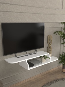 Comoda TV, Fresh Design, UnicUtil, Alb - Img 3