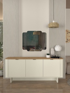 Comoda TV, Modern Accent, UnicUtil, Crem - Img 6