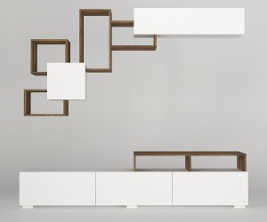 Comoda TV, Sharp Line, UnicUtil, Alb-Maro - Img 8