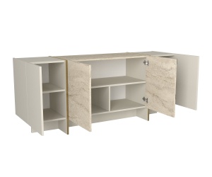Comoda, Urban Shine, UnicUtil, 180 x 46.6 x 75.5 cm, Crem - Img 8