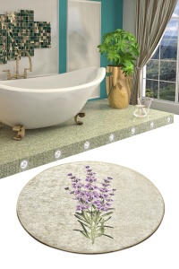 Covoras de baie, Luxury Touch, 100 cm, UnicUtil, Multicolor