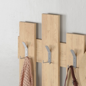 Cuier Elegant, Rustic Charm, UnicUtil, 64 x 79 x 4 cm, Stejar - Img 4