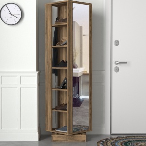 Dulap Hol Rotativ, Bold Turn, UnicUtil, 44.8 x 44.8 x 180 cm, Maro