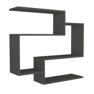 Etajera de Perete, UnicUtil, 90 x 22 x 82 cm, Antracit - Img 5