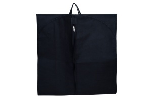 Husa pentru costum, cu maner, din material netesut, Polipropilenă, 60 x 100 cm, Negru, UUHH01 - Img 3