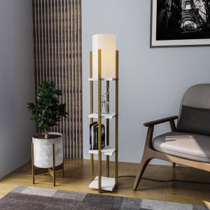 Lampadar, Shade ember, UnicUtil, Culoarea Auriu Alb - Img 1
