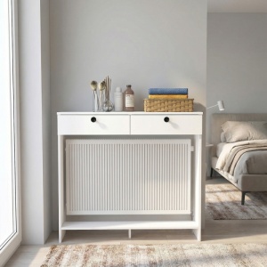 Mască radiator, Opelya Coffee Corner, UnicUtil, Alb, 110 cm - Img 6