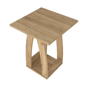 Măsuță de cafea Deros din pal melaminat – design compact și modern pentru spații elegante, 45 x 45 x 56 cm - Img 7