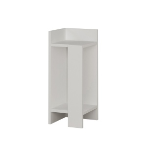 Noptiera, Stylish Minimalist, UnicUtil, 27 x 25 x 60 cm, Alb