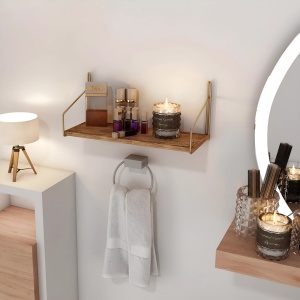 Raft, Chic Inviting, UnicUtil, 45 x 16 x 16 cm, Auriu - Maro - Img 2