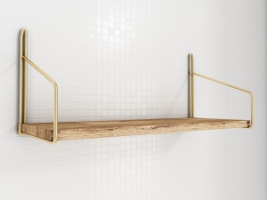 Raft, Chic Inviting, UnicUtil, 45 x 16 x 16 cm, Auriu - Maro - Img 6