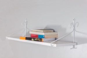 Raft perete, Royal Oak, UnicUtil, 72 x 27 x 20 cm, Alb - Img 3