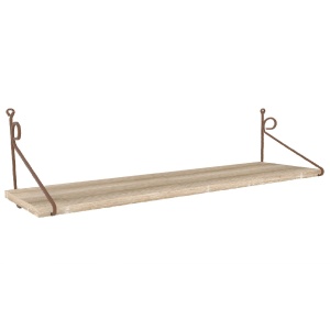 Raft perete, Rustic Charm, UnicUtil, 72 x 27 x 20 cm, Maro - Img 4