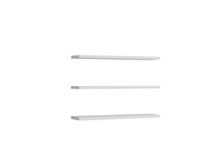 Rafturi perete, Refined Build, UnicUtil, 60 x 1 x 14 cm, Alb - Img 4