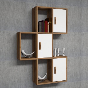 Rafturi perete, Strong Hold, UnicUtil, 50 x 112 x 20 cm, Nuc Alb - Img 1