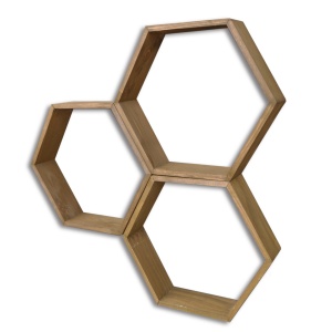Rafturi perete, Timber Strength, UnicUtil, 40 x 40 x 10 cm, Nuc - Img 4